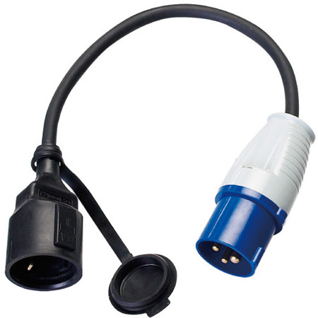 230V CEE-Schuko adapter till landström