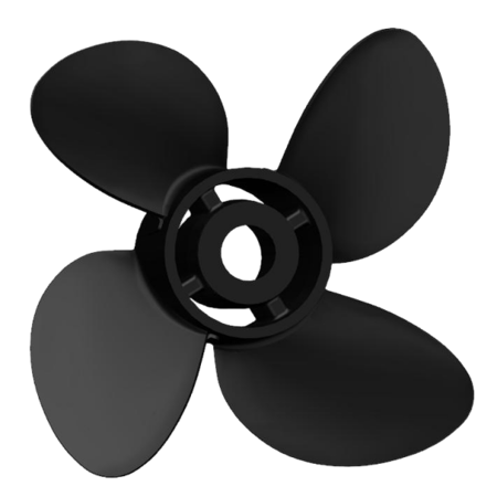 Yamaha Propeller Y150 14 1/2 x 17 4-blad